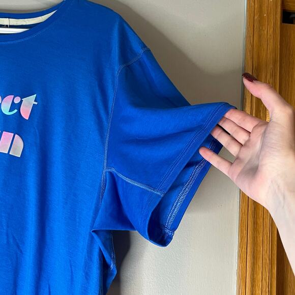 NWT! Brooks Women’s Graphic Blue T-Shirt Size XXL - Picture 15 of 15